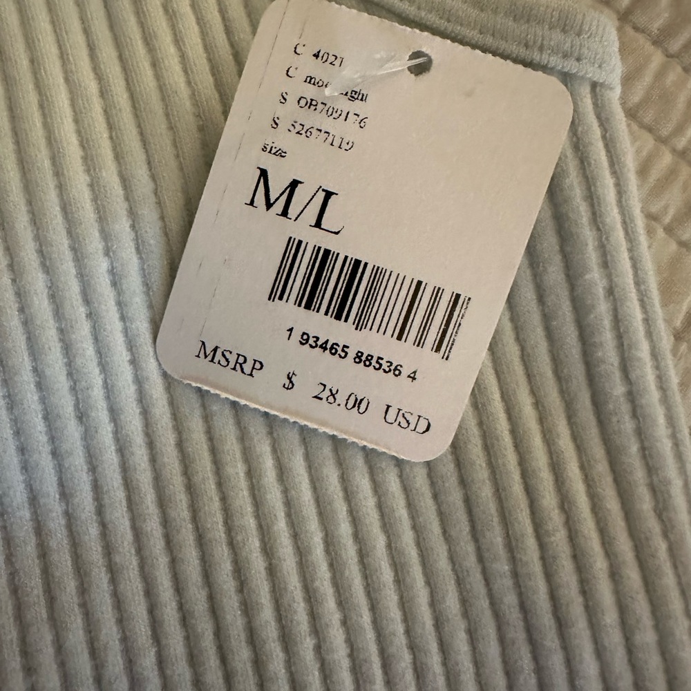 Free People Brami  Ice Blue M/L NWT - Picture 3 of 4